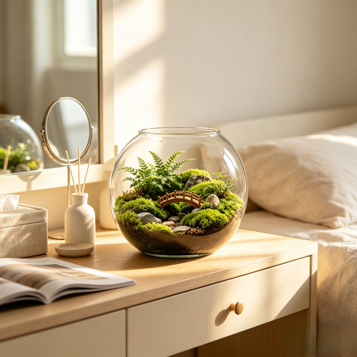 Climatese® Open-Top Round Glass Terrarium Bowl