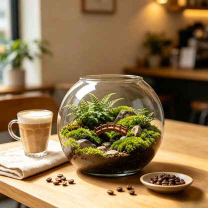 Climatese® Open-Top Round Glass Terrarium Bowl