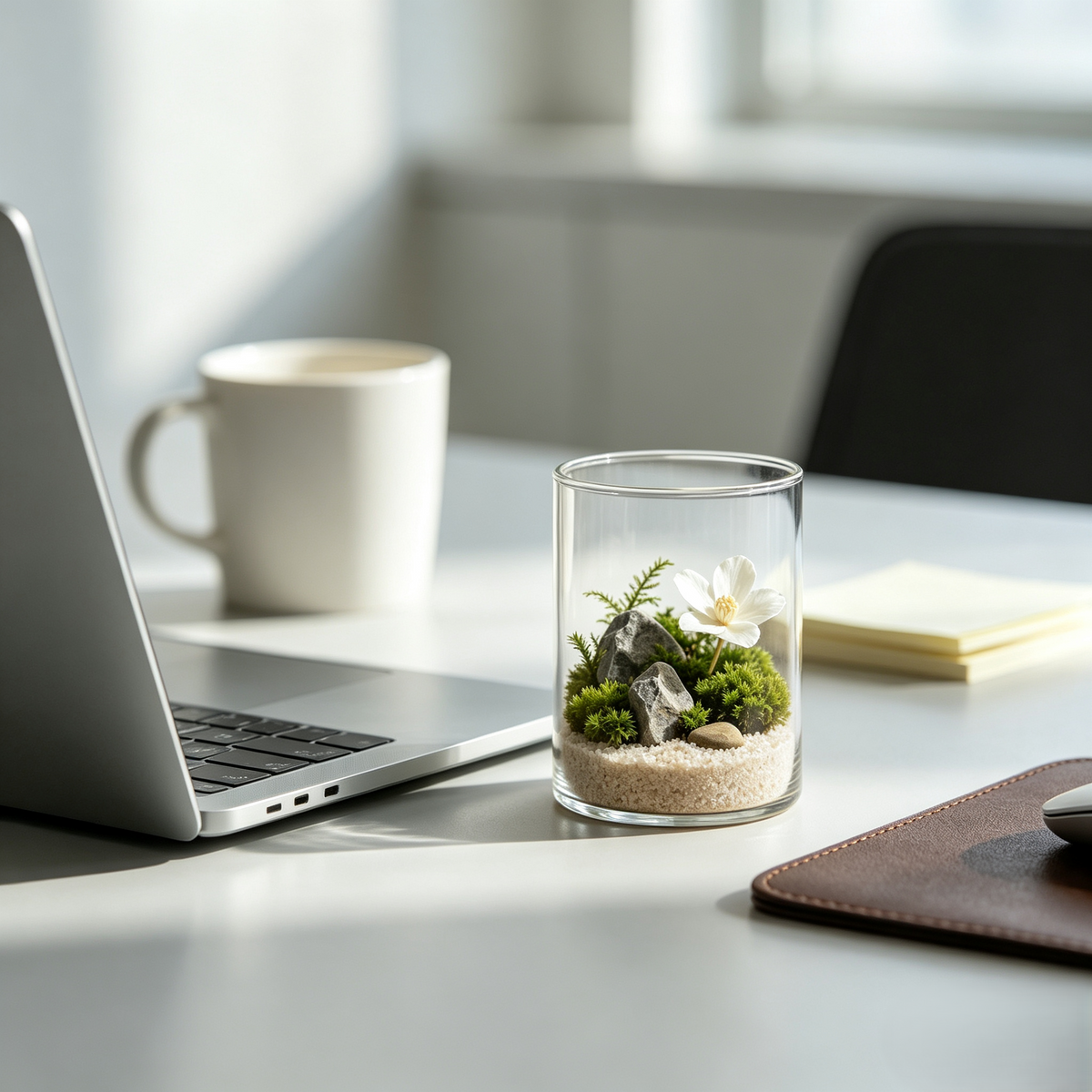 Climatese® Cylindrical Clear Glass Terrarium Jar