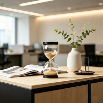 Climatese® Classic Glass Hourglass Decor