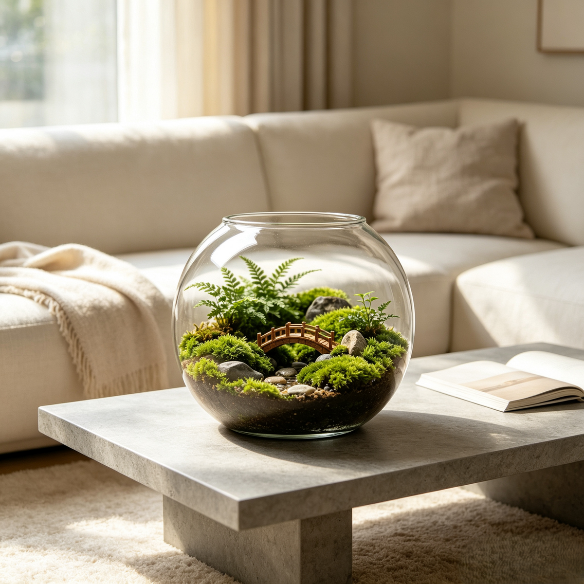 Climatese® Open-Top Round Glass Terrarium Bowl