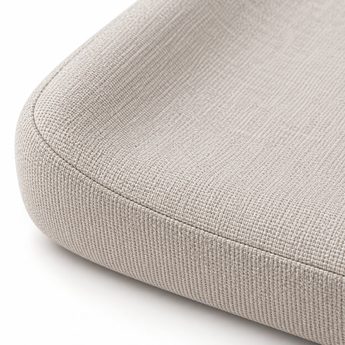 Climmatee Soft Beige Contoured Comfort Cushion with Rounded Edge Design