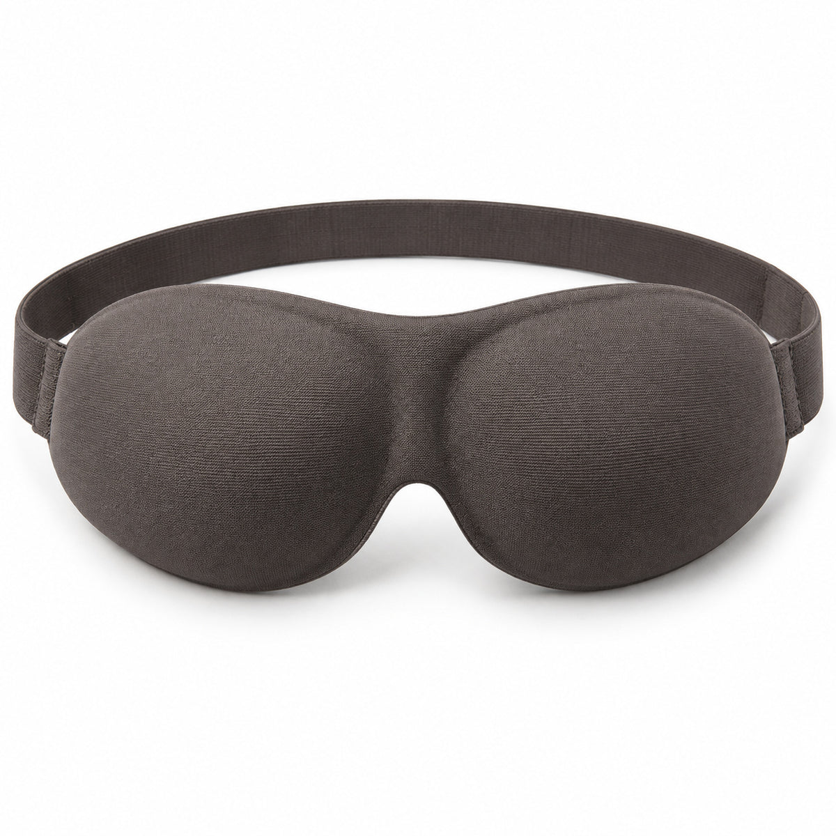 Climmatee Dark Brown Contoured Sleep Mask with Adjustable Strap